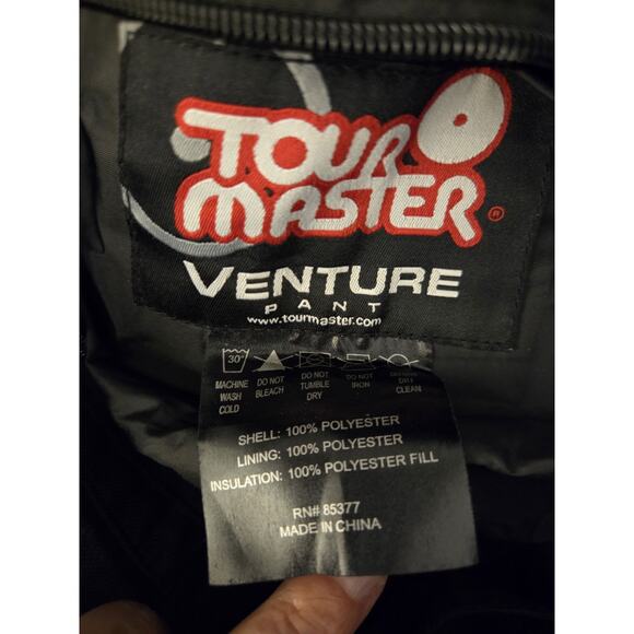 Tourmaster Venture Motorcycle Padded Armored Pants Men’s L 32-34 - Picture 3 of 12